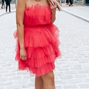 Pink Tulle Dress